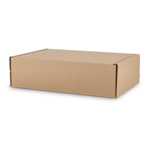 Scatola regalo su misura 34.7 x 24.3 x 9.9 cm Marrone - personalizzabile con logo