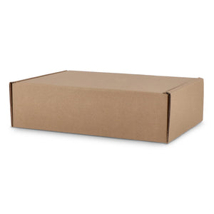 Scatola regalo su misura per 6 tazze 34.7 x 24.3 x 9.9 cm Marrone - personalizzabile con logo