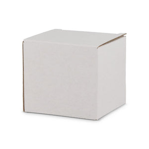 Scatola regalo su misura per tazze piccole Bianco - personalizzabile con logo