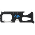 Scheda tascabile multi-strumento Nero - personalizzabile con logo