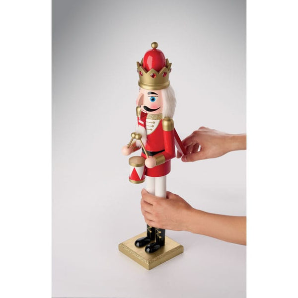 Schiaccianoci grande in legno Rosso - personalizzabile con logo
