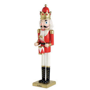 Schiaccianoci grande in legno Rosso - personalizzabile con logo