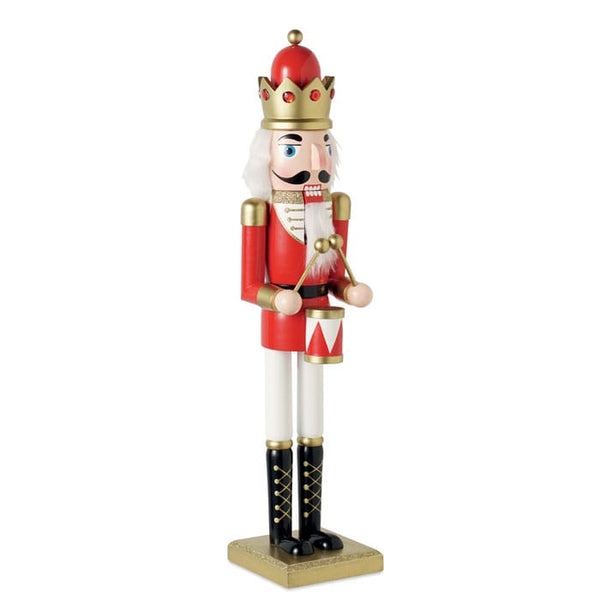 Schiaccianoci grande in legno Rosso - personalizzabile con logo