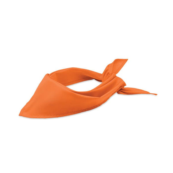 Sciarpa bandana multifunzione arancione - personalizzabile con logo