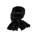 Sciarpa Classic Waffle Knit Scarf nero - personalizzabile con logo