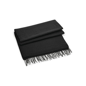 Sciarpa classica nero - personalizzabile con logo