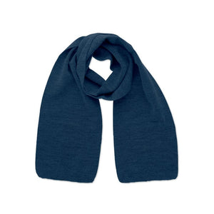 Sciarpa in poliestere RPET Blu - personalizzabile con logo
