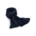 Sciarpa Metro Knitted blu - personalizzabile con logo