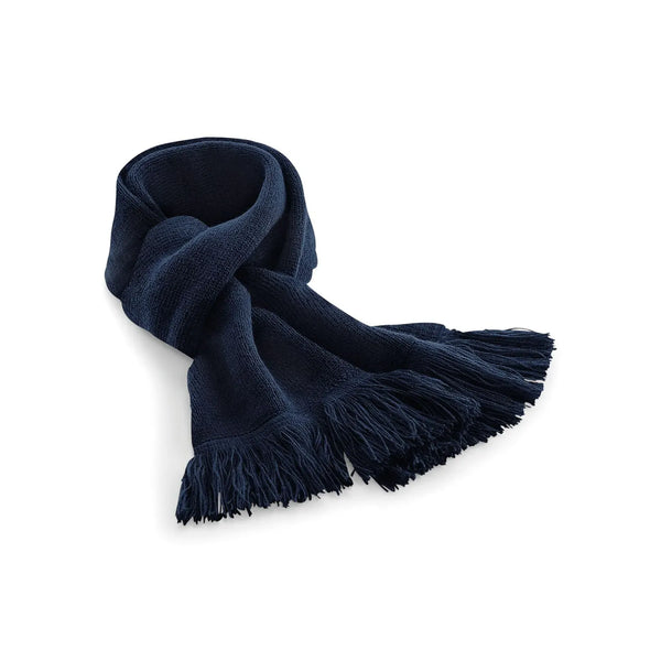 Sciarpa Metro Knitted blu - personalizzabile con logo