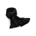 Sciarpa Metro Knitted nero - personalizzabile con logo