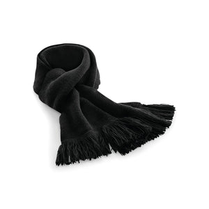 Sciarpa Metro Knitted nero - personalizzabile con logo