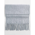 Sciarpa soffice grigio - personalizzabile con logo