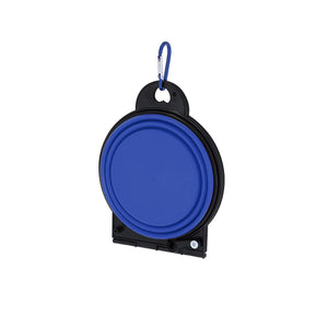 Scodella Pieghevole Malking blu - personalizzabile con logo