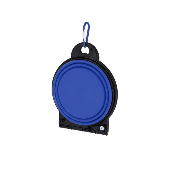 Scodella Pieghevole Malking blu - personalizzabile con logo