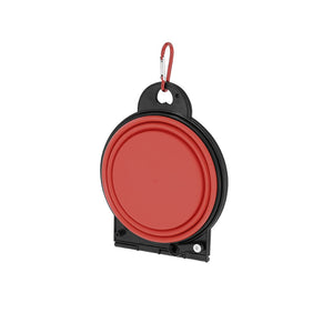 Scodella Pieghevole Malking rosso - personalizzabile con logo