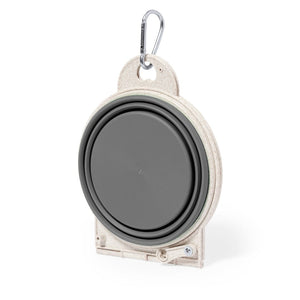 Scodella Pieghevole Saluki grigio - personalizzabile con logo