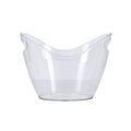 Secchiello Loban transparente - personalizzabile con logo