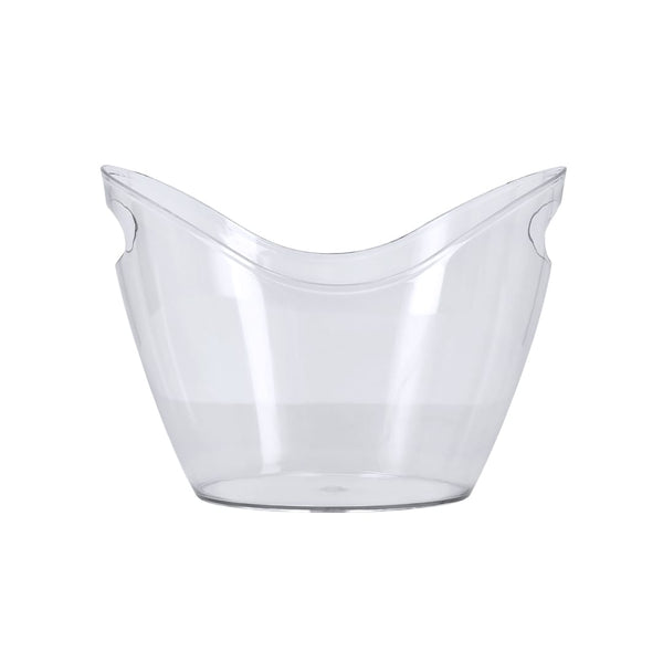 Secchiello Loban transparente - personalizzabile con logo