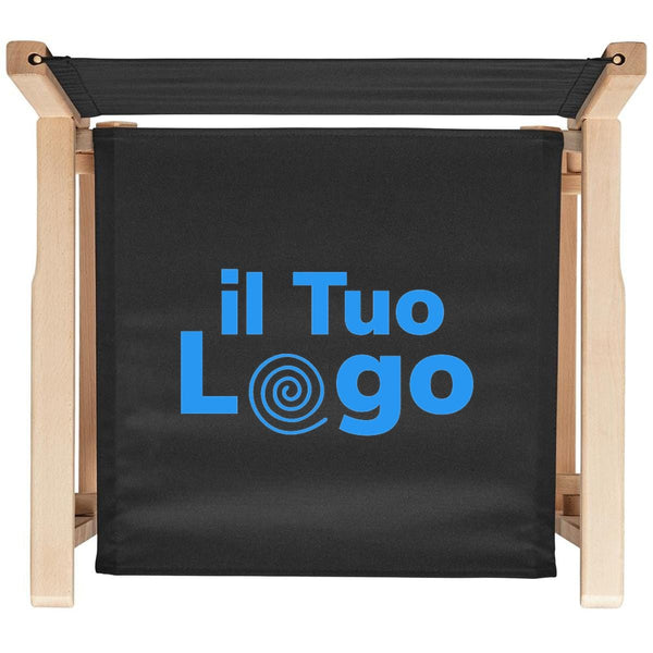 Sedia da spiaggia in legno regista - personalizzabile con logo