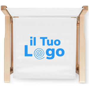 Sedia da spiaggia in legno regista - personalizzabile con logo