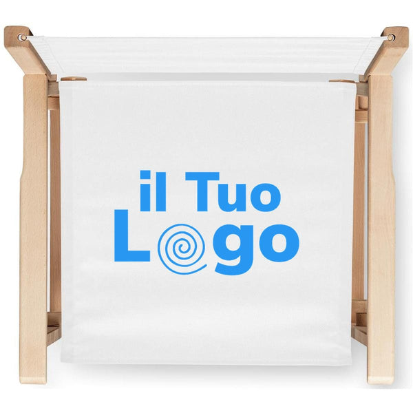 Sedia da spiaggia in legno regista - personalizzabile con logo