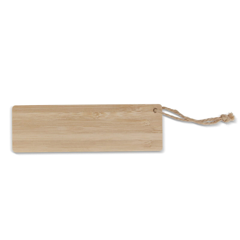 Segnalibro bambù natural - personalizzabile con logo