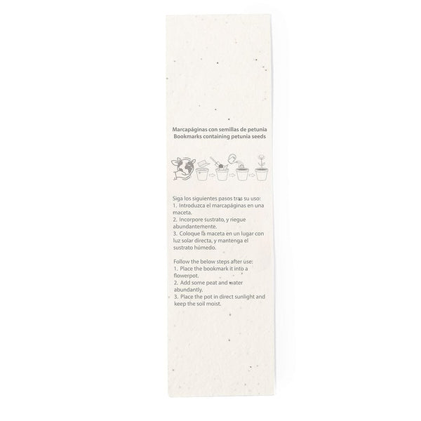 Segnapagine con Semi Baird bianco - personalizzabile con logo