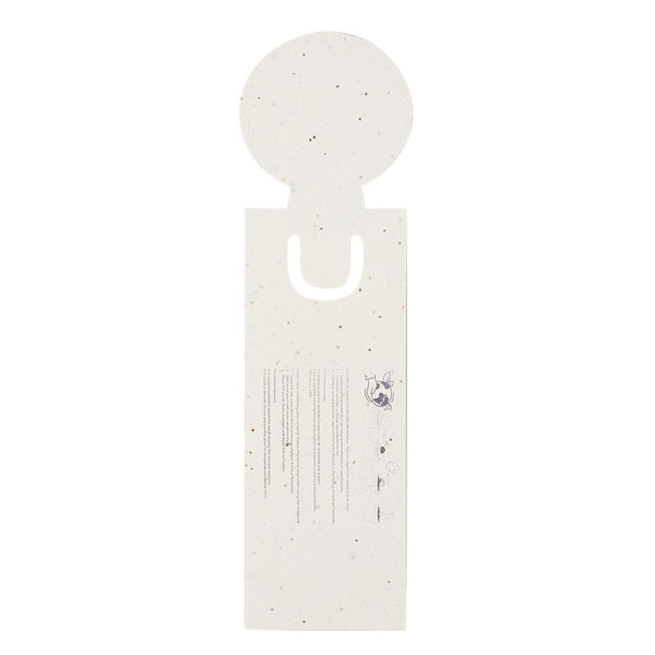 Segnapagine con Semi Kich bianco - personalizzabile con logo