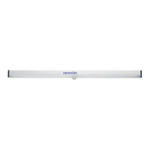 Sensore di movimento con luce LED ricaricabile USB large color argento - personalizzabile con logo