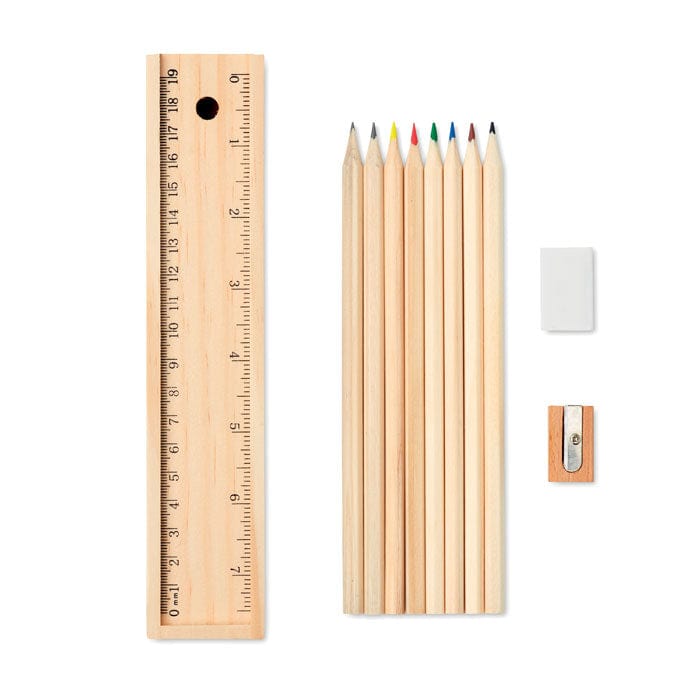 Set 12 penne in box di legno Colore: beige €3.31 - MO9836-40