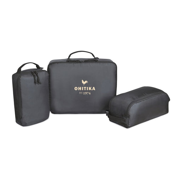 Set 3 cubi da viaggio Renew in rPET AWARE™ - personalizzabile con logo