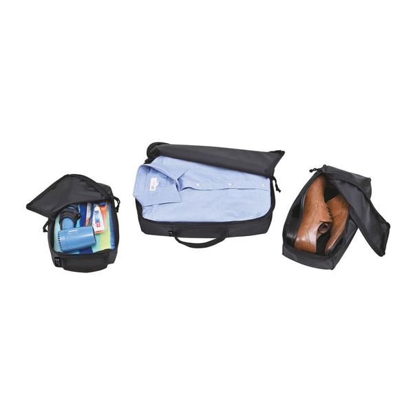 Set 3 cubi da viaggio Renew in rPET AWARE™ - personalizzabile con logo