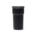 Set 4 bicchieri in rAcciaio VINGA Parks RCS 250ml nero - personalizzabile con logo