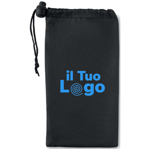 Set 4 fasce fitness Nero - personalizzabile con logo