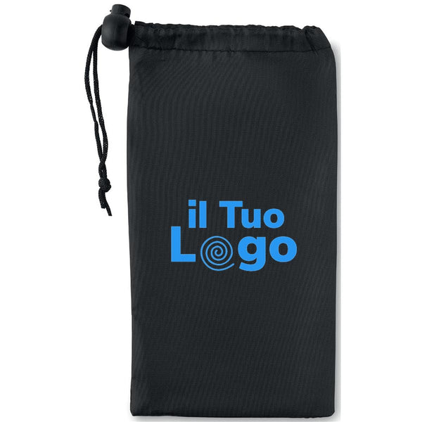 Set 4 fasce fitness Nero - personalizzabile con logo