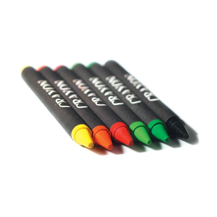 Set 6 pastelli arcobaleno - personalizzabile con logo