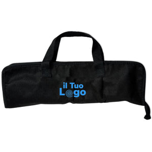Set accessori per barbecue Nero - personalizzabile con logo