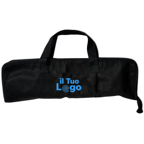 Set accessori per barbecue Nero - personalizzabile con logo