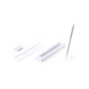 Set Antibatterico Riply bianco - personalizzabile con logo