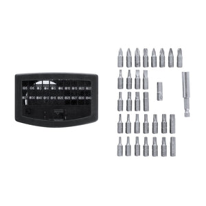 Set Attrezzi Calquix nero - personalizzabile con logo