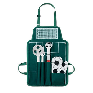 Set barbecue calcio verde - personalizzabile con logo