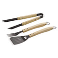 Set barbecue in legno beige - personalizzabile con logo