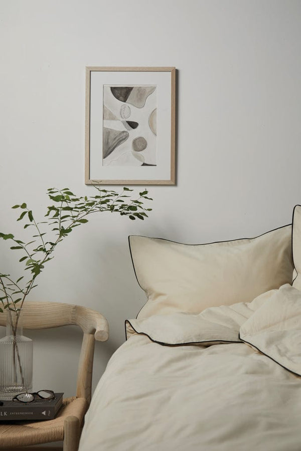 Set biancheria 4 pezzi VINGA Marston in cotone organico OCS - personalizzabile con logo