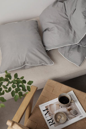 Set biancheria 4 pezzi VINGA Marston in cotone organico OCS - personalizzabile con logo