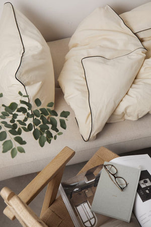 Set biancheria 4 pezzi VINGA Marston in cotone organico OCS - personalizzabile con logo