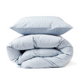 Set biancheria da letto VINGA Montgomery in cotone premium, blu - personalizzabile con logo