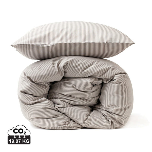 Set biancheria da letto VINGA Montgomery in cotone premium, - personalizzabile con logo