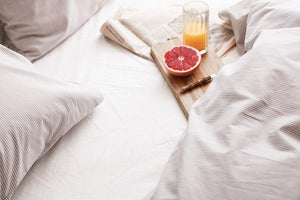 Set biancheria da letto VINGA Montgomery in cotone premium, - personalizzabile con logo