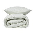 Set biancheria da letto VINGA Montgomery in cotone premium verde - personalizzabile con logo