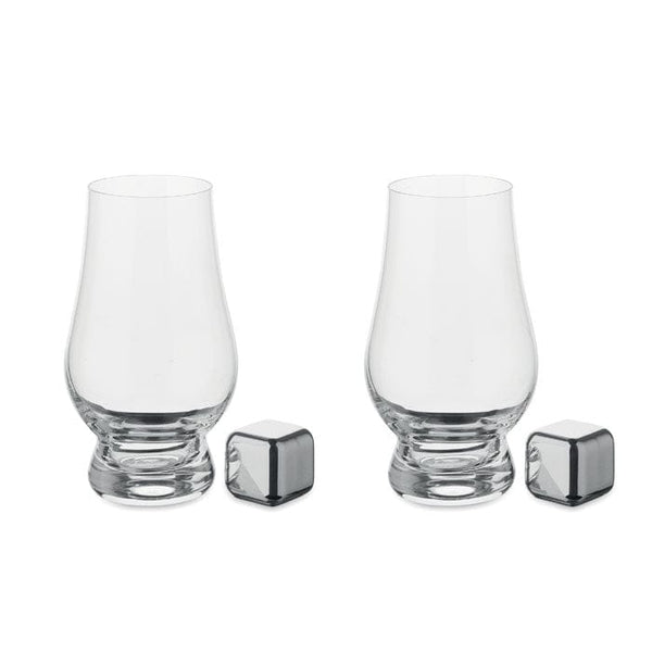 Set bicchieri da whisky Trasparente - personalizzabile con logo